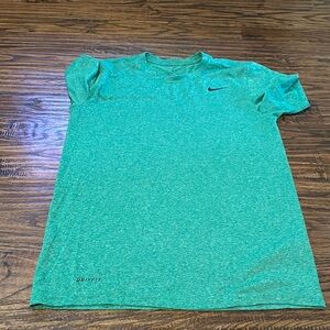Green dry fit T-shirt